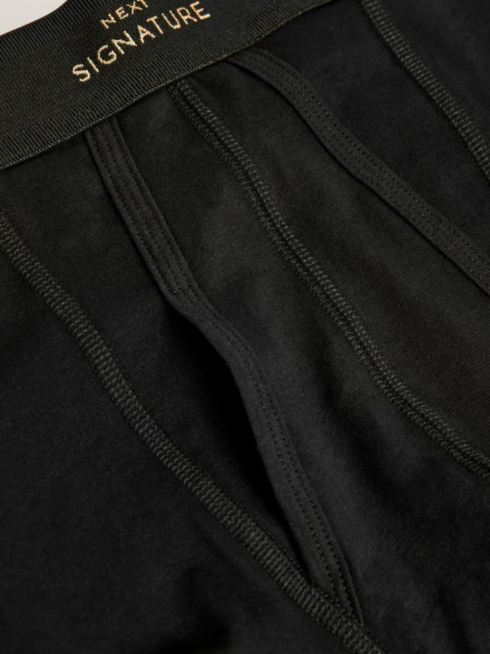 Online Next Black Metallic 4 pack Signature A-Fronts Boxers