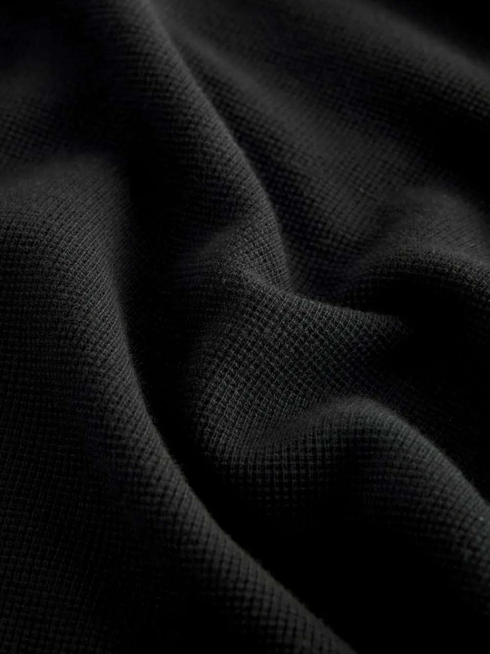 Online Next Micro Waffle Long Sleeve T-Shirt Black