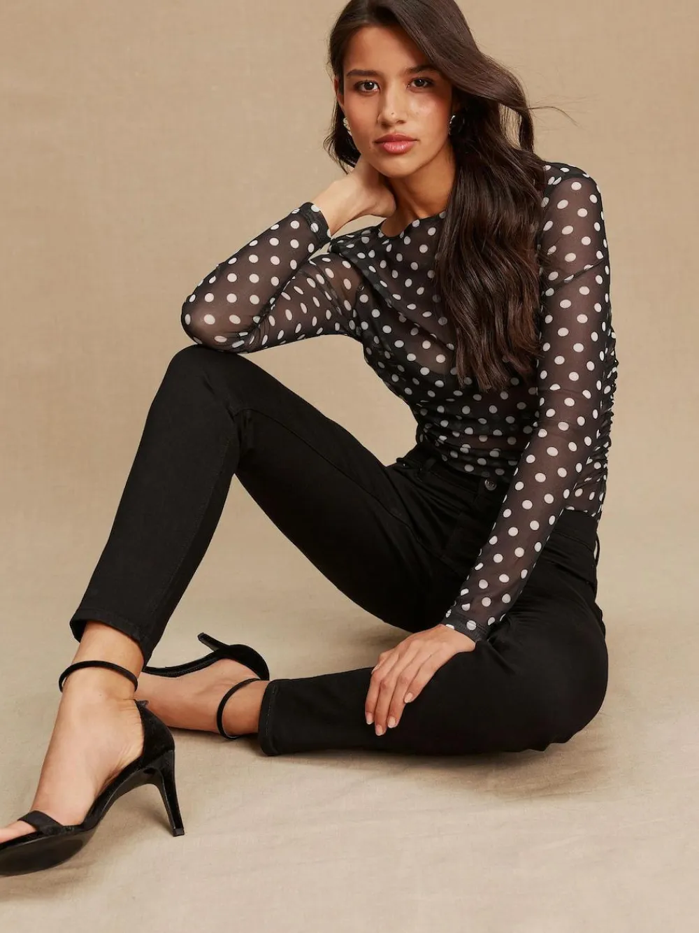 Sale Next Mid Rise Stretch Skinny Jeans Black