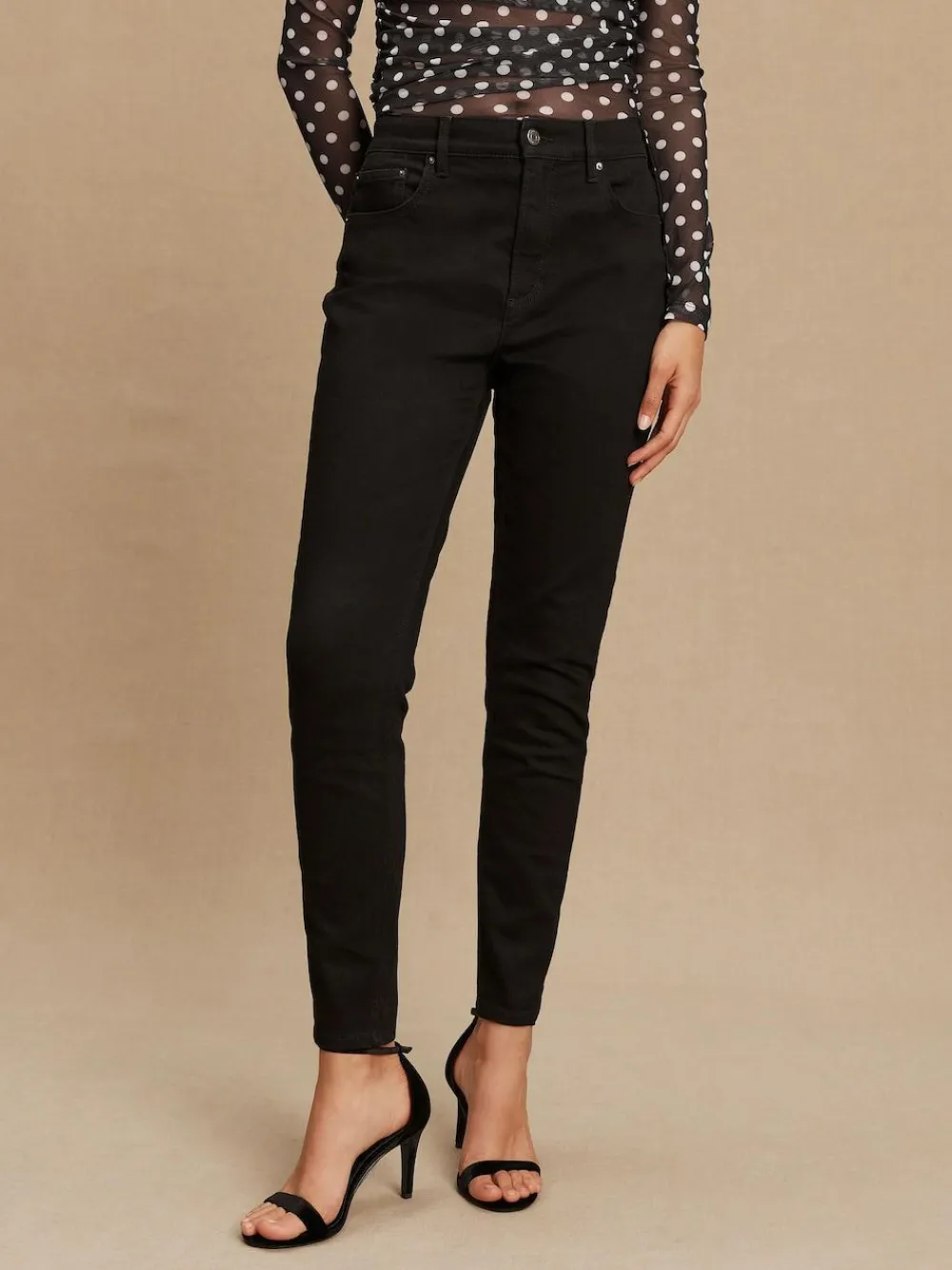 Sale Next Mid Rise Stretch Skinny Jeans Black