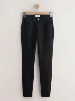 Sale Next Mid Rise Stretch Skinny Jeans Black
