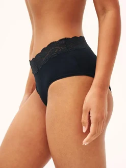 Next Midi Cotton Lace Knickers 4 Pack^Women Panties|All Lingerie