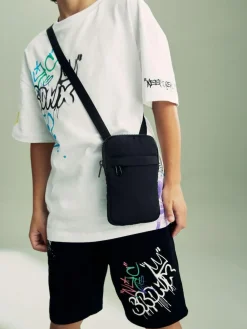 Next Black Mobile Phone Bag