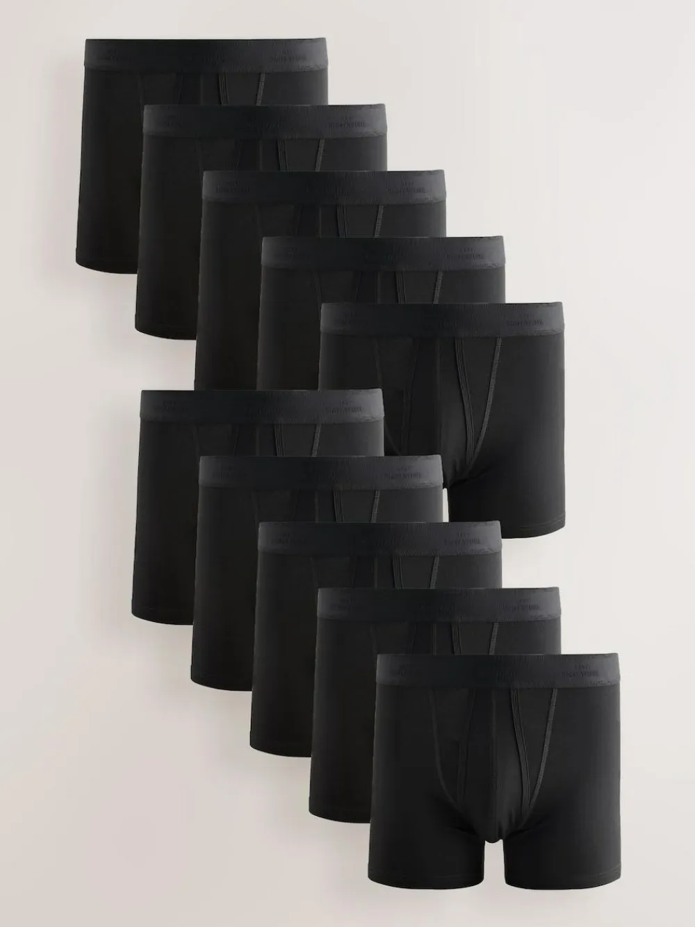 New Next Black Modal 10 pack Signature A-Fronts Boxers