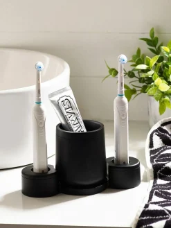 Discount Next Black Moderna Electric Toothbrush Holder and Tumbler