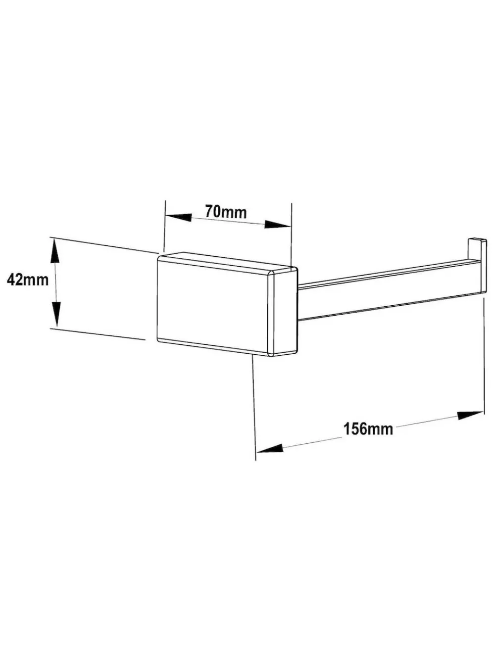 Discount Next Moderna Toilet Roll Holder Black