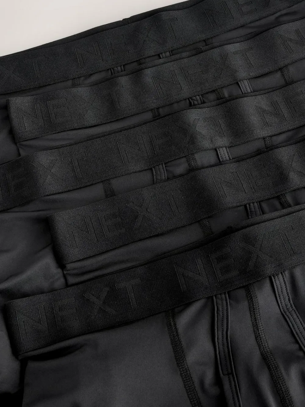 Discount Next Black Motionflex 5 Pack A-Front Cotton Rich Boxers