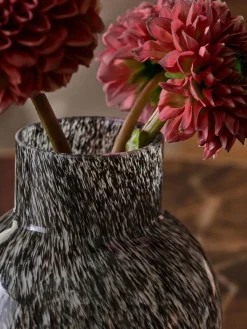 Best Next Black Mottled Glass Vase