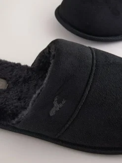 New Next Mule Slippers Black