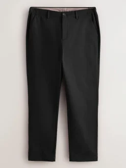 Sale Next Muscle Fit N.Premium Smart Cotton TENCEL™ Lyocell Blend Chinos With Comfort Waistband Black