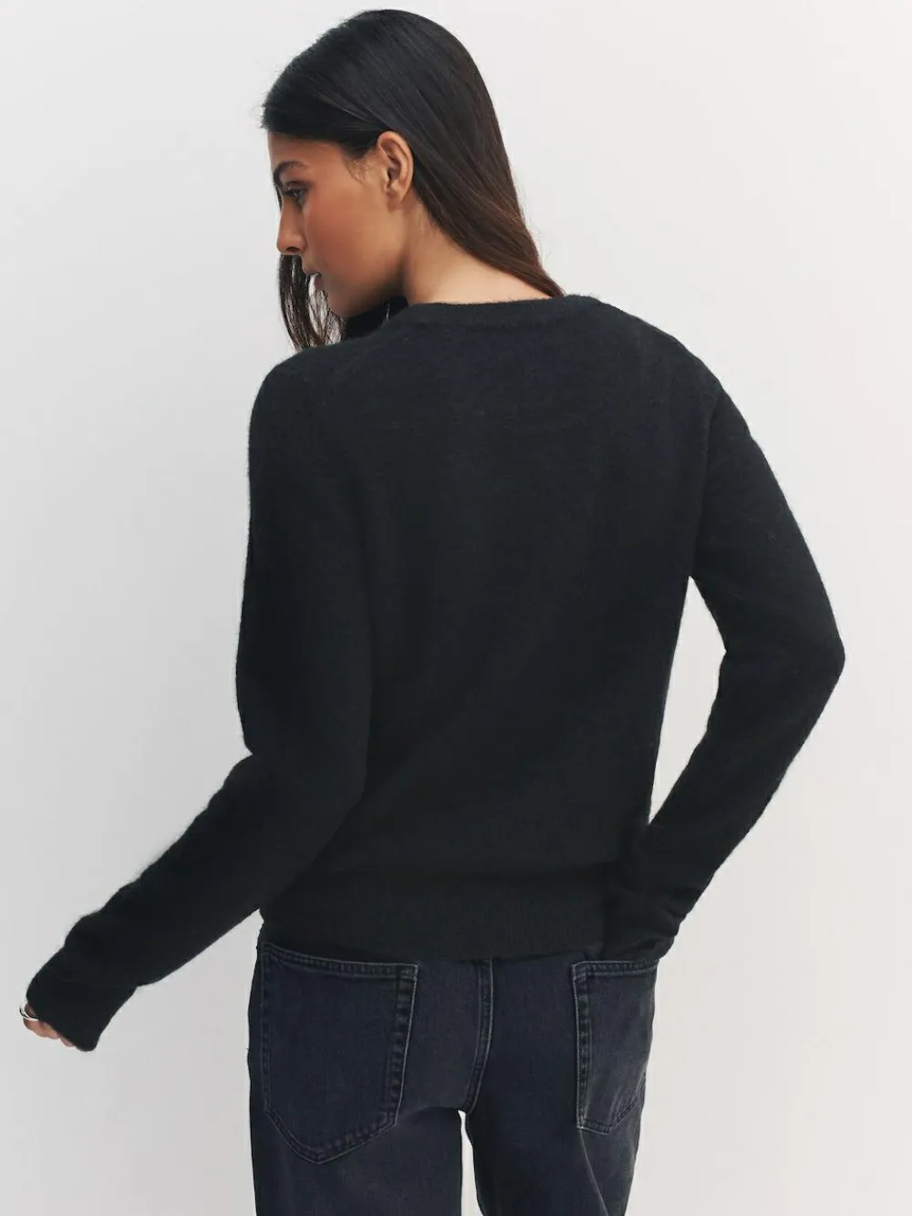 Next Black Music Cassette Long Sleeve Crew Neck Jumper With Wool^Women Knitwear|Knitwear