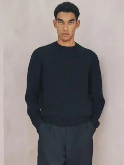 Clearance Next N. Premium Cotton Rich Relaxed Fit Mid Weight Knitted Sweatshirt Black