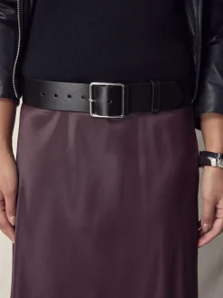 Next N. Premium Made In Italy Wide Leather Belt^Women Belts