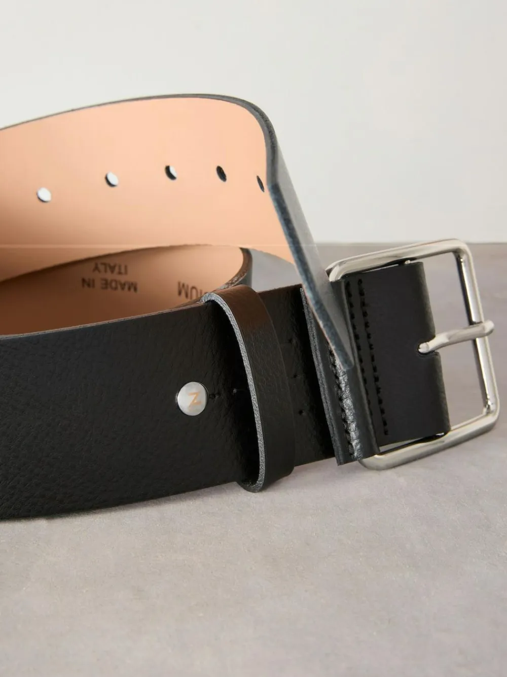 Next N. Premium Made In Italy Wide Leather Belt^Women Belts
