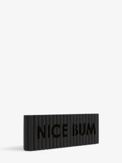 Sale Next Rib Word Block Ornament Black Nice Bum