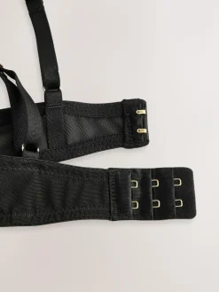 Next Black Non Pad Balcony Premium Embroidery Bra