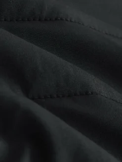 Hot Next Non-Hooded Hybrid Full Zip Jacket Black