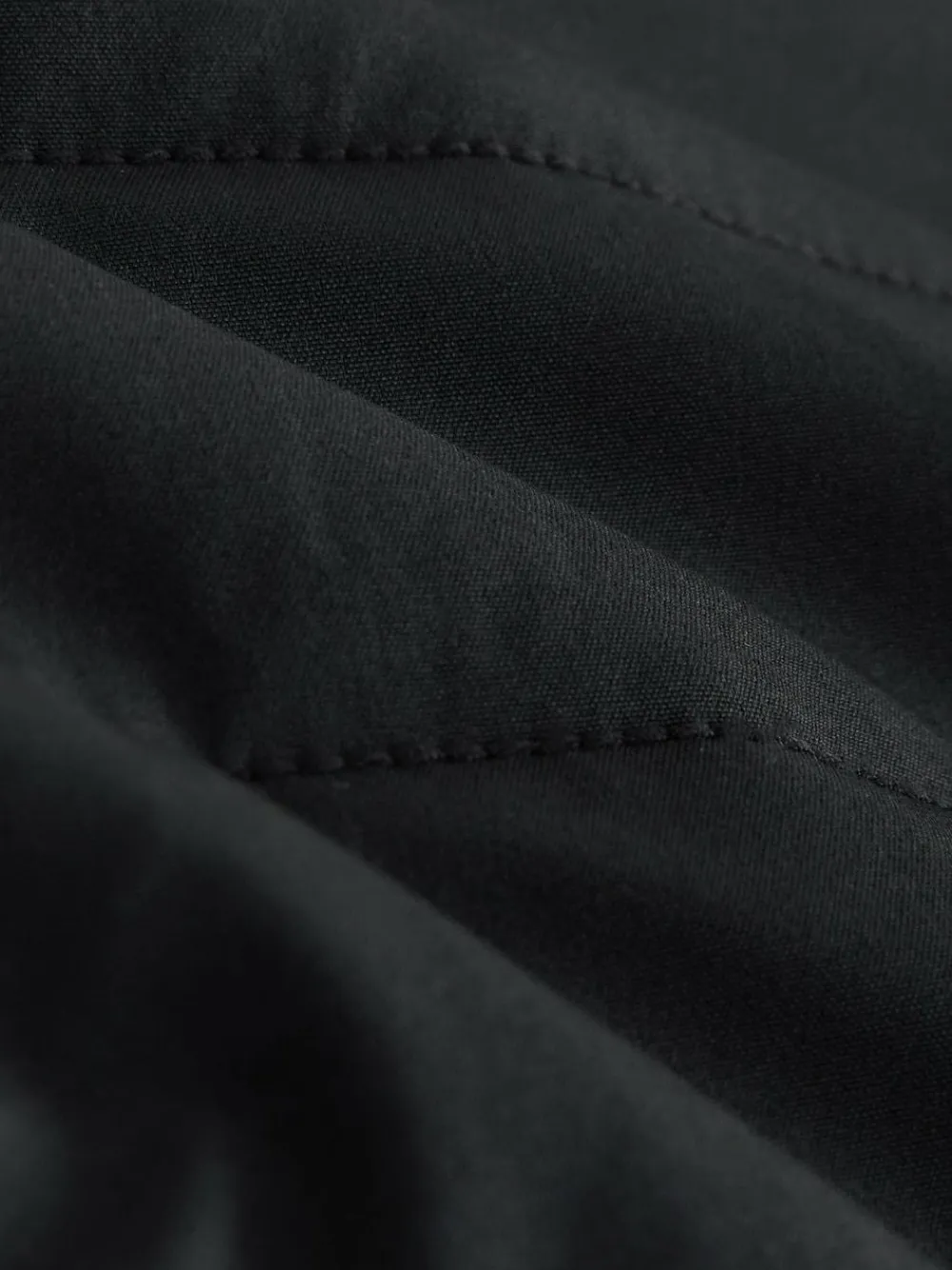 Hot Next Non-Hooded Hybrid Full Zip Jacket Black