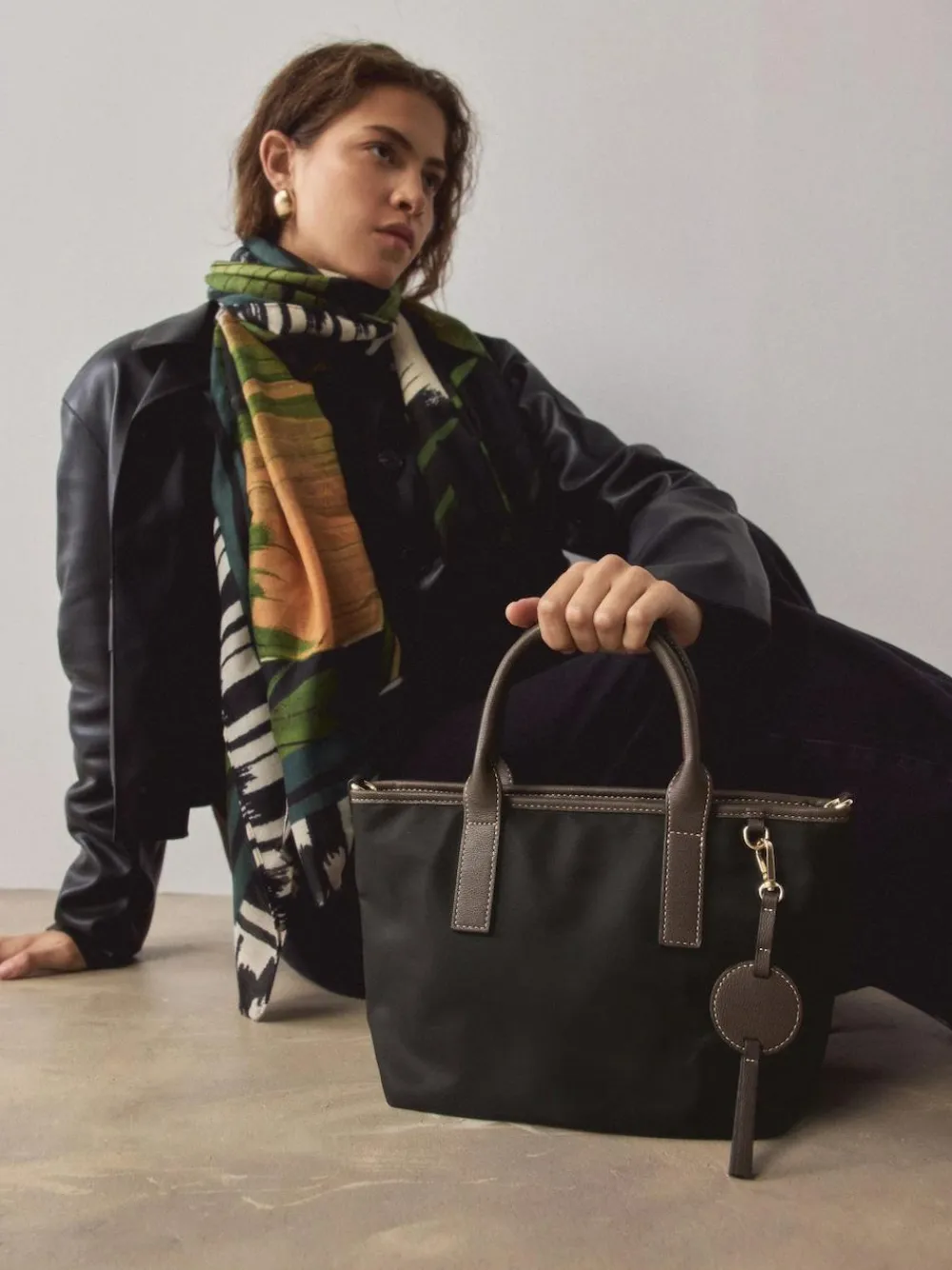 Outlet Next Nylon Cross-Body Bag Black