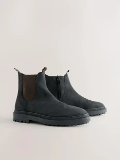Next Forever Comfort® Round Toe Chelsea Boots^Women Wide Fit & Extra Wide Fit