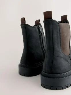 Next Forever Comfort® Round Toe Chelsea Boots^Women Wide Fit & Extra Wide Fit