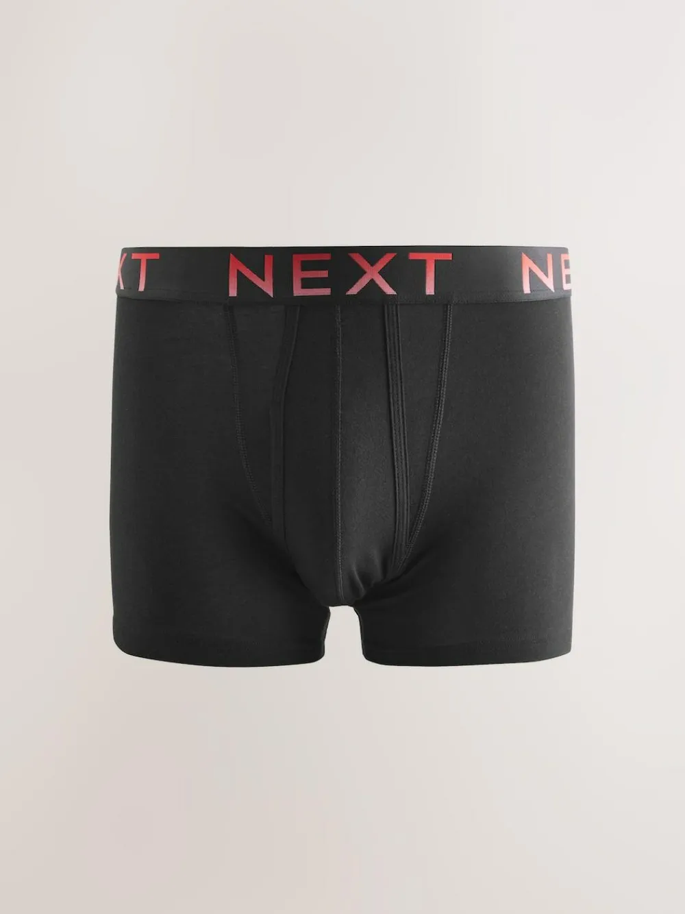 Next Black Ombre Waistband 5 Pack A-Front Cotton Rich Boxers^ Underwear|Underwear