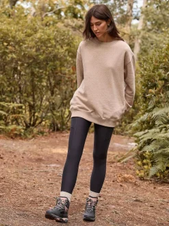 New Next Outdoor Fleece Lined Warm Handle Leggings Black