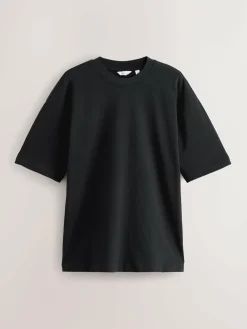Hot Next Oversized Fit EDIT Heavyweight T-Shirt Black