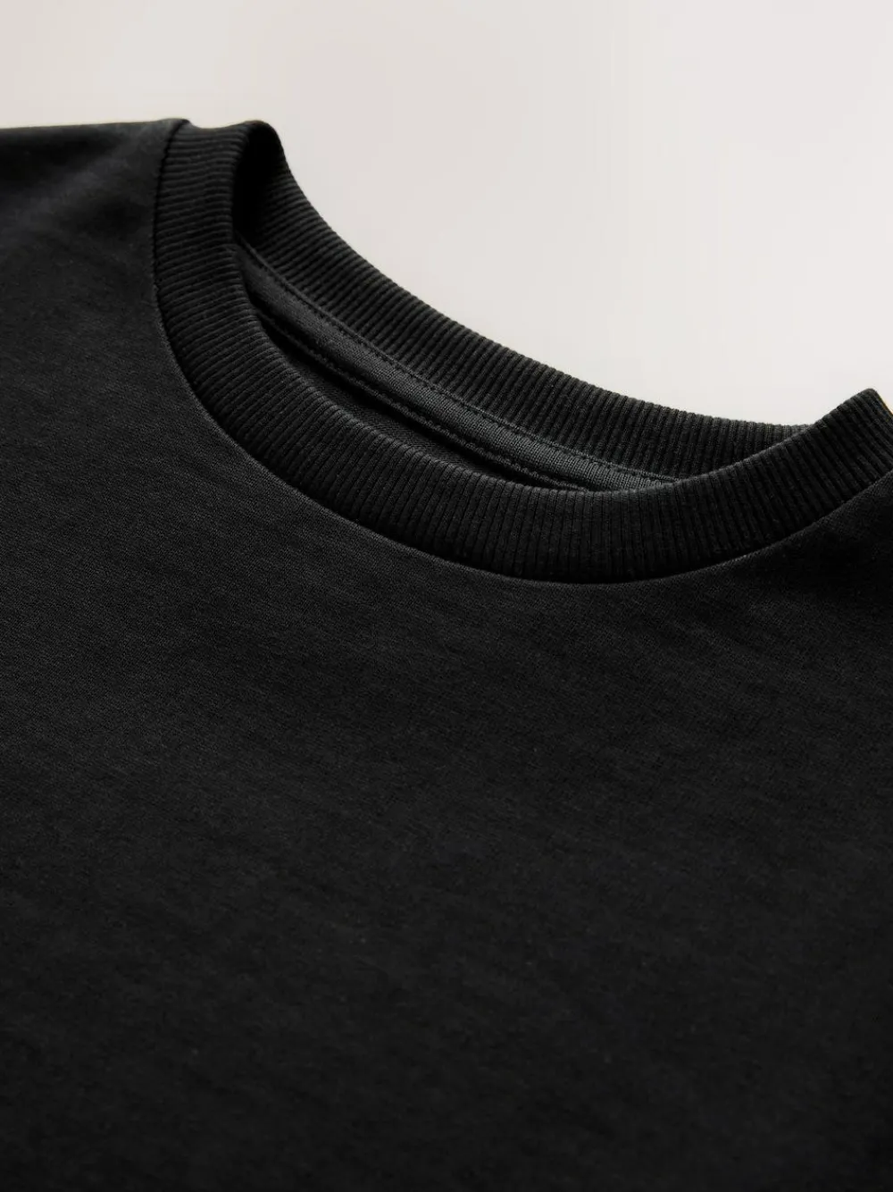 Online Next Oversized Heavyweight 100% Cotton T-Shirt (3-16yrs) Black