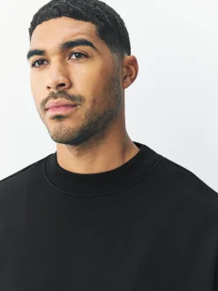 Next Oversized Heavyweight Cotton Rich Crew Neck Sweatshirt^ Sweatshirts & Hoodies|Sweatshirts & Hoodies