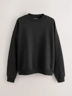 Next Oversized Heavyweight Cotton Rich Crew Neck Sweatshirt^ Sweatshirts & Hoodies|Sweatshirts & Hoodies