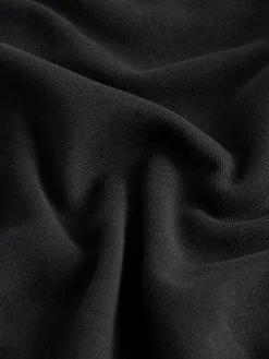 Next Black Oversized Relaxed Fit Boxy Heavyweight Crew Neck T-Shirt^Women Tops & T-Shirts