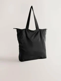 Outlet Next Black Packable Tote Bag