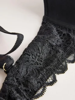 Outlet Next Pad Full Cup Premium Ultimate Comfort Lightweight Breathable T-Shirt Bra Black