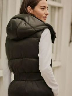 Next Black Padded Gilet^Women Coats & Jackets|Coats & Jackets