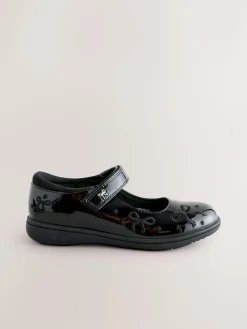 Sale Next Black Patent Bow Mary Jane School Shoes