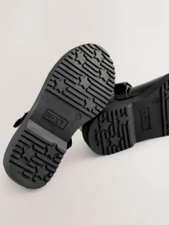 Best Next Black Patent Chunky Mary Jane School Shoes