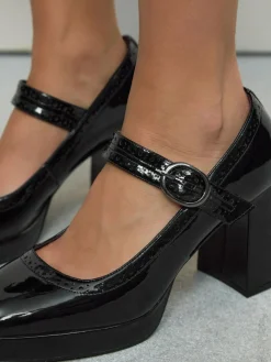 Next Forever Comfort® Brogue Mary Jane Platform Block Heels^Women Heels