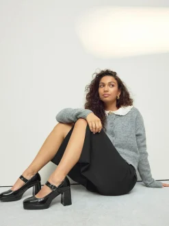 Next Forever Comfort® Brogue Mary Jane Platform Block Heels^Women Heels