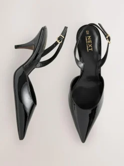 Next Forever Comfort® Pointed Toe Curvy Slingback Heels^Women Heels