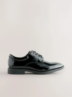 Next Black Patent Leather Lace Up Shoes^BOY School Shoes|Boys Shoes