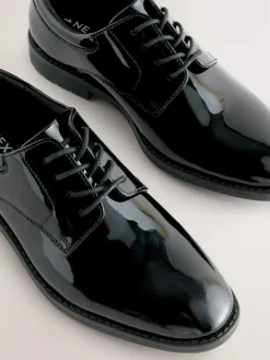 Next Black Patent Leather Lace Up Shoes^BOY School Shoes|Boys Shoes