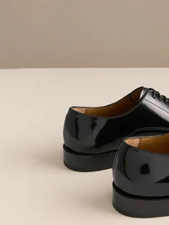 Next Black Patent Leather Oxford Toe Cap Shoes^ Shoes|Occasionwear