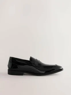 Next Black Patent Loafers^ Shoes