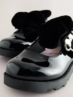 Next Black Patent Minnie Mouse Mary Jane School Shoes^ Shoes