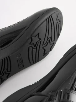 Next Black Patent Narrow Fit (E) School Leather Brogue Detail Mary Jane Shoes^ Shoes