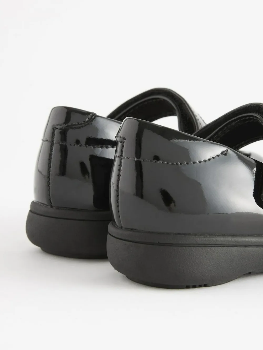Discount Next Standard Fit (F) School Junior Butterfly Mary Jane Shoes Black Patent