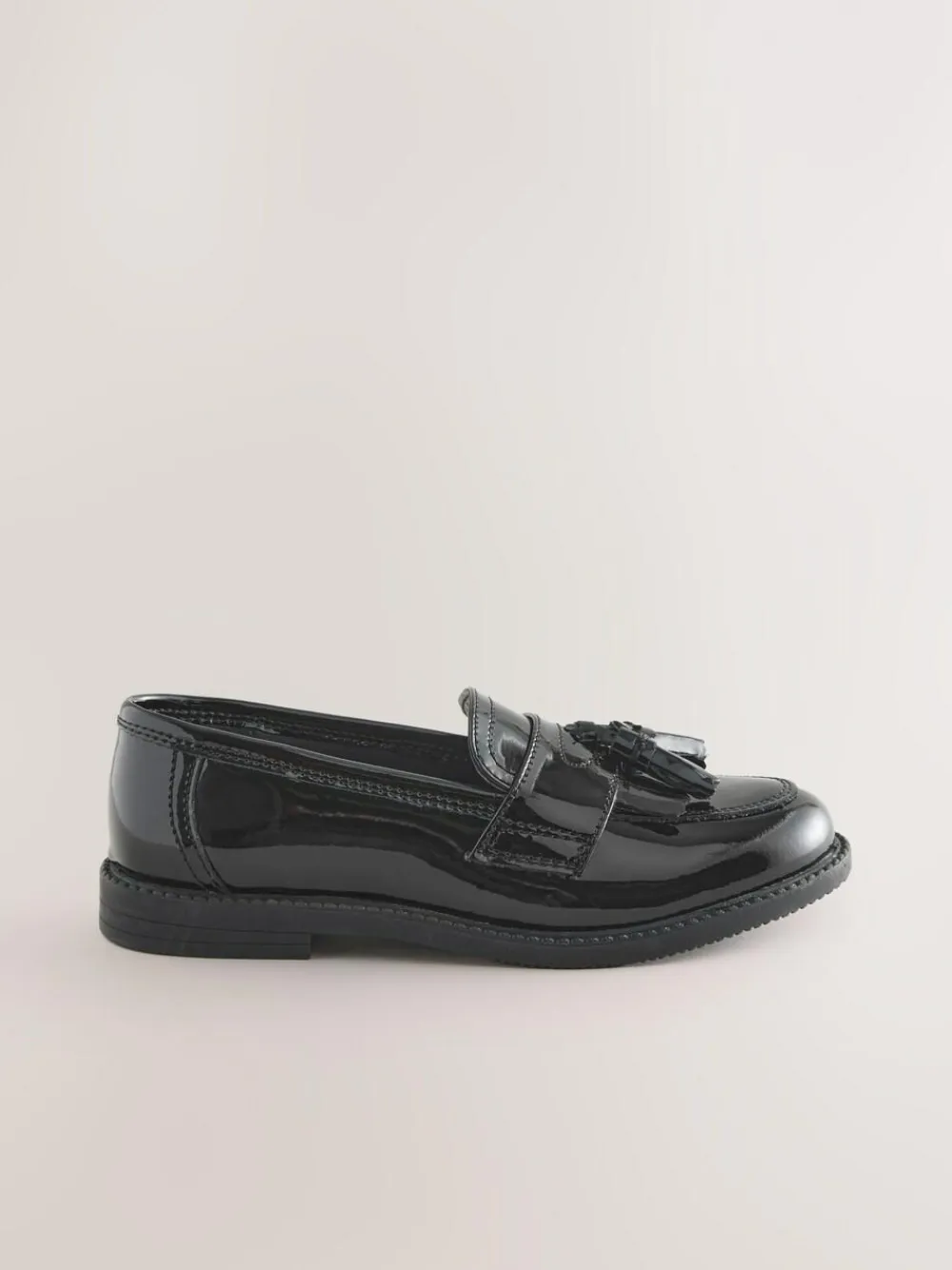 Next Standard Fit (F) Leather Tassel Loafer School Shoes^ Shoes