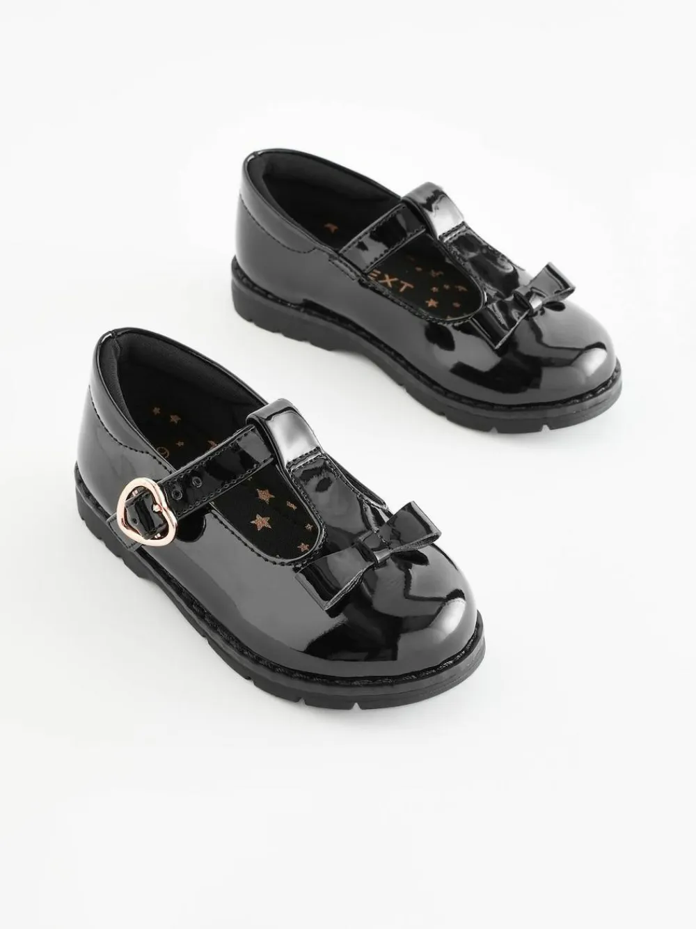 Next Standard Fit (F) School Junior Bow T-Bar Shoes^ Boots|Shoes