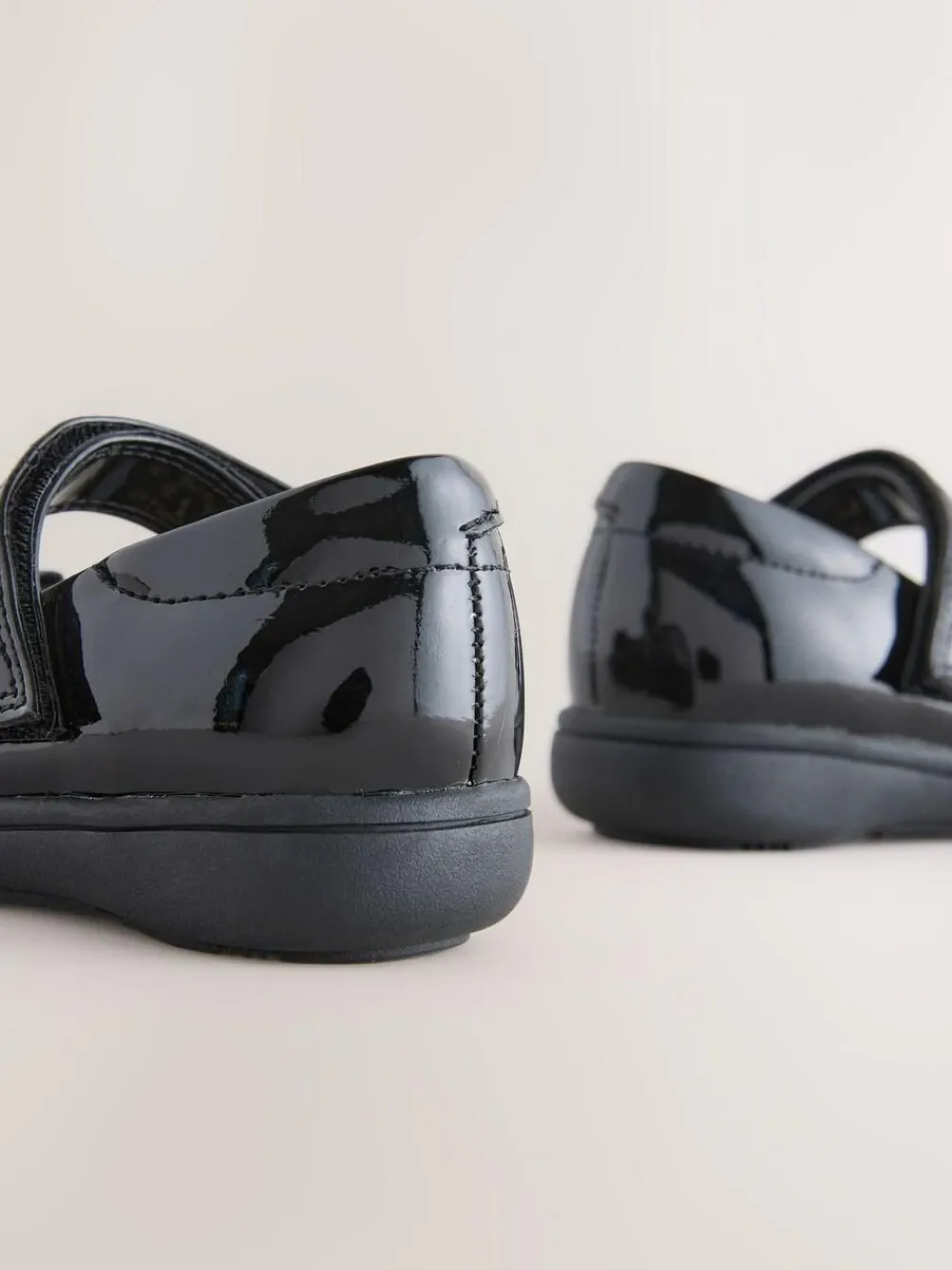 Next Black Patent Wide Fit (G) Bow Mary Jane School Shoes^ Shoes